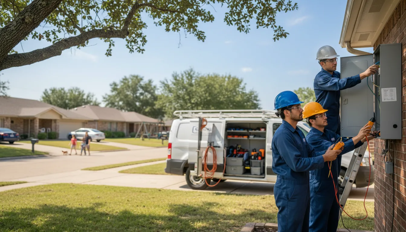 Certified electrician providing emergency electrical services in Roxbury, ME